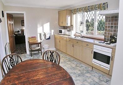 Kitchen of the self-catering cottage